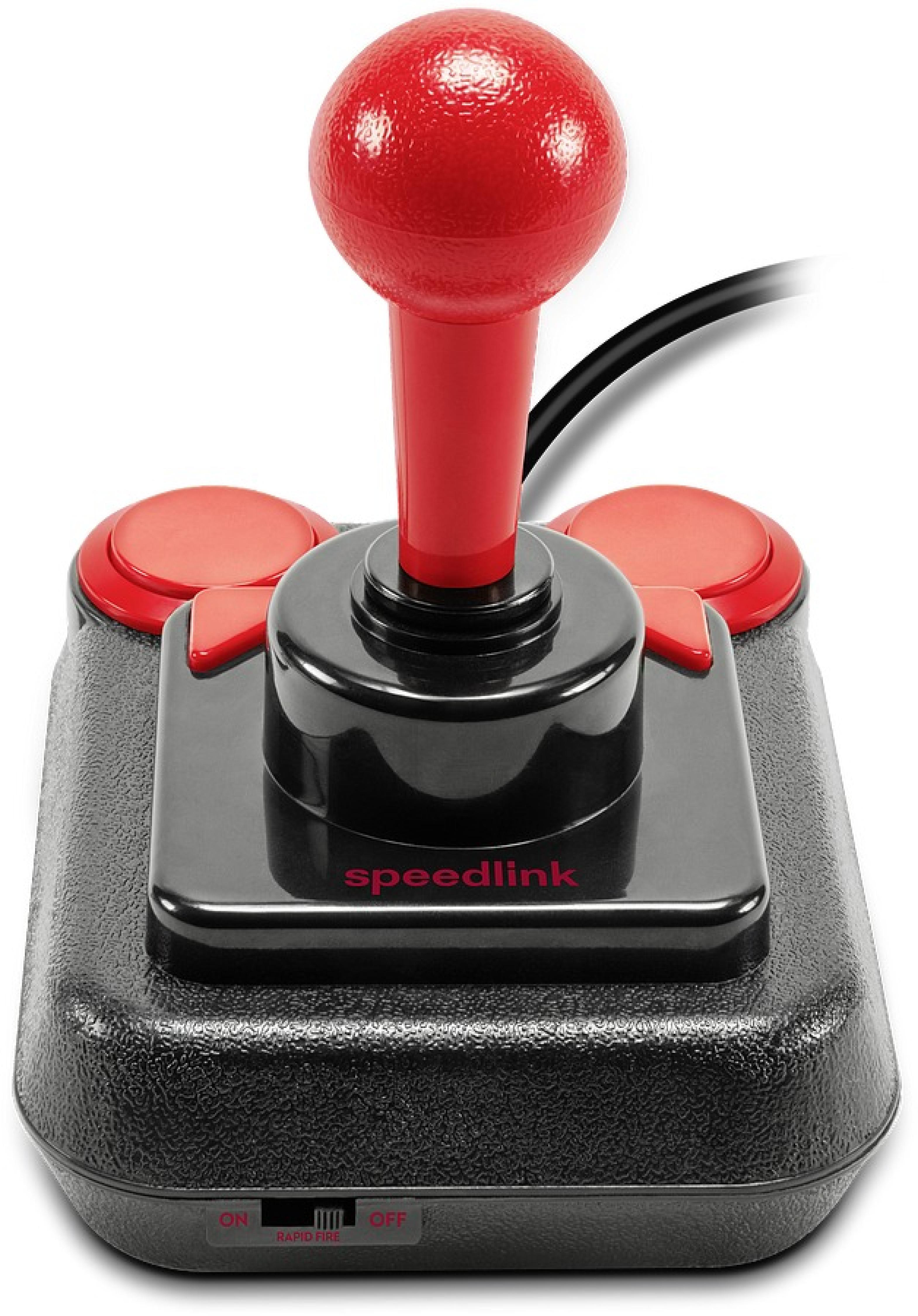 COMPETITION PRO EXTRA USB Joystick, schwarz-rot