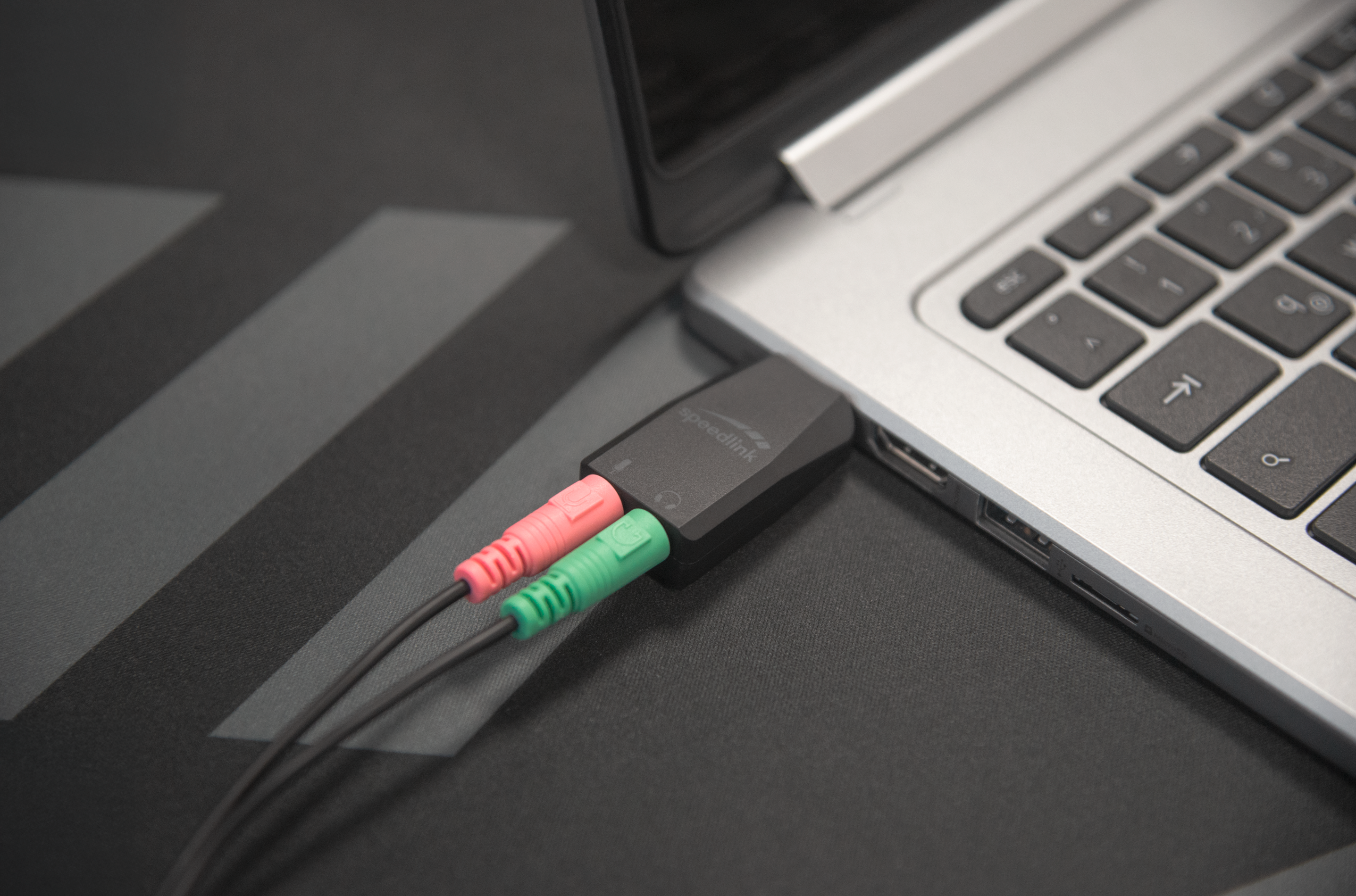 VIGO USB-C Soundkarte, schwarz