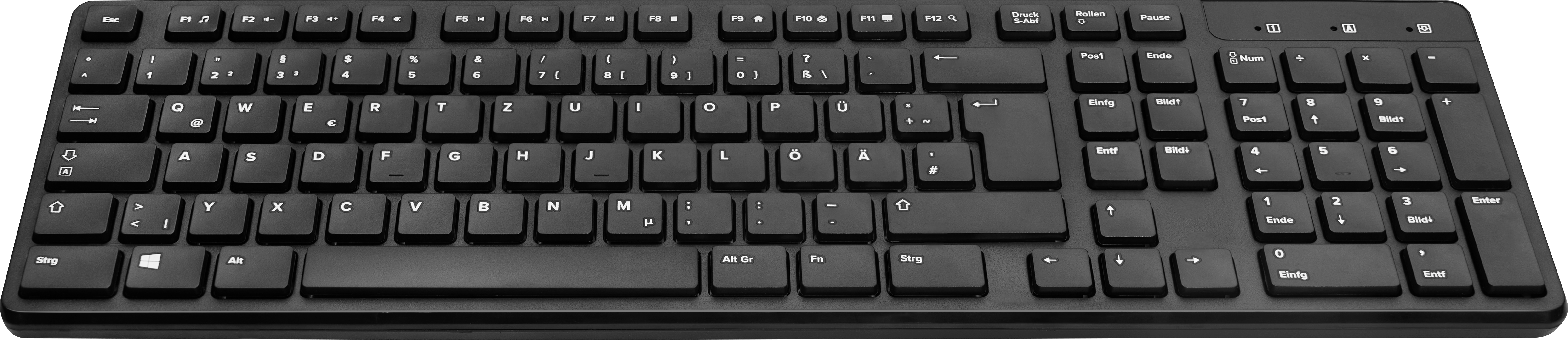 SIGNIUM Deskset - kabellos, schwarz - DE-Layout