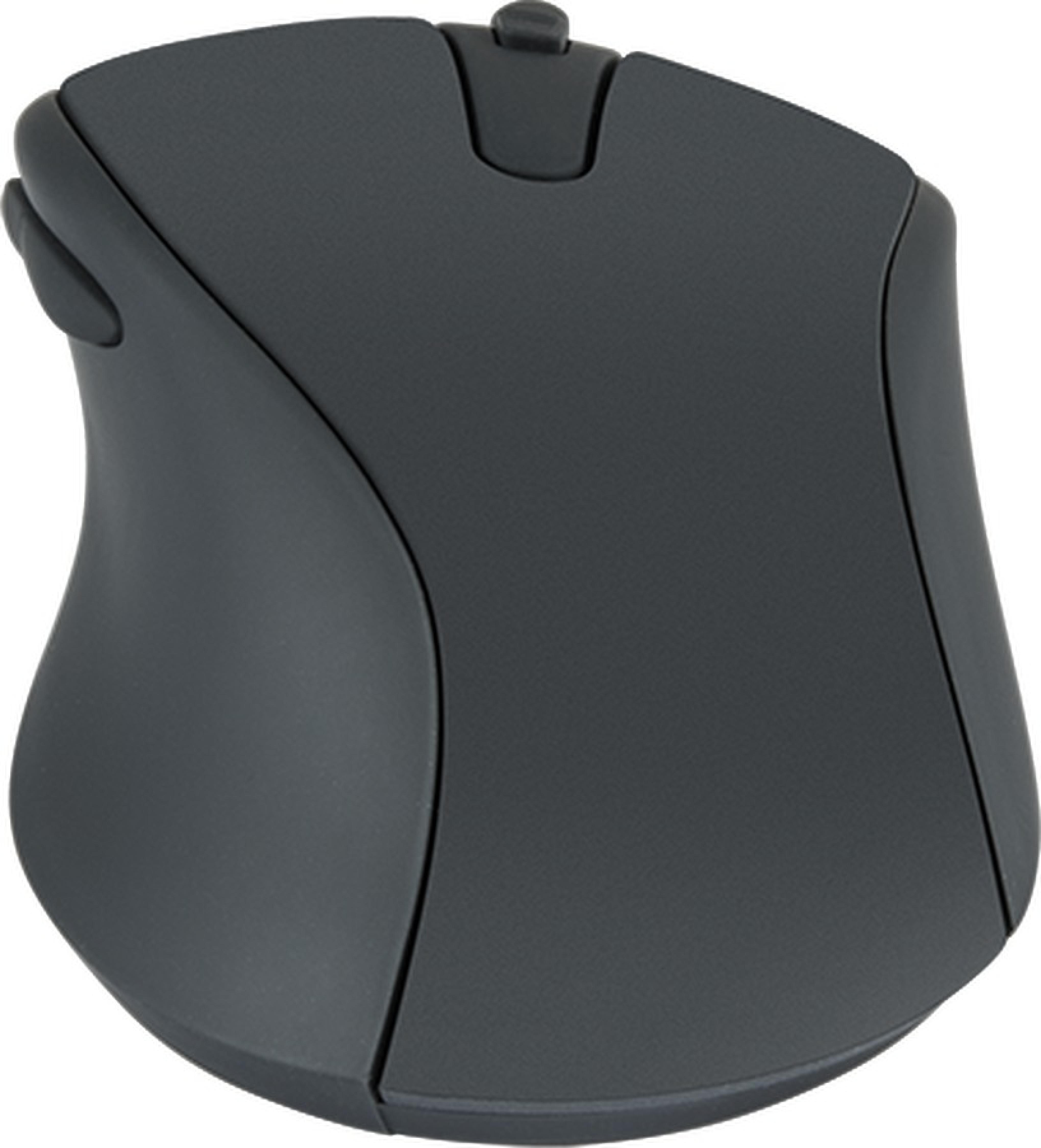 AXON Geräuscharme & Antibakterielle Wiederaufladbare Maus - Kabellos, USB-A/-C, rubber-schwarz