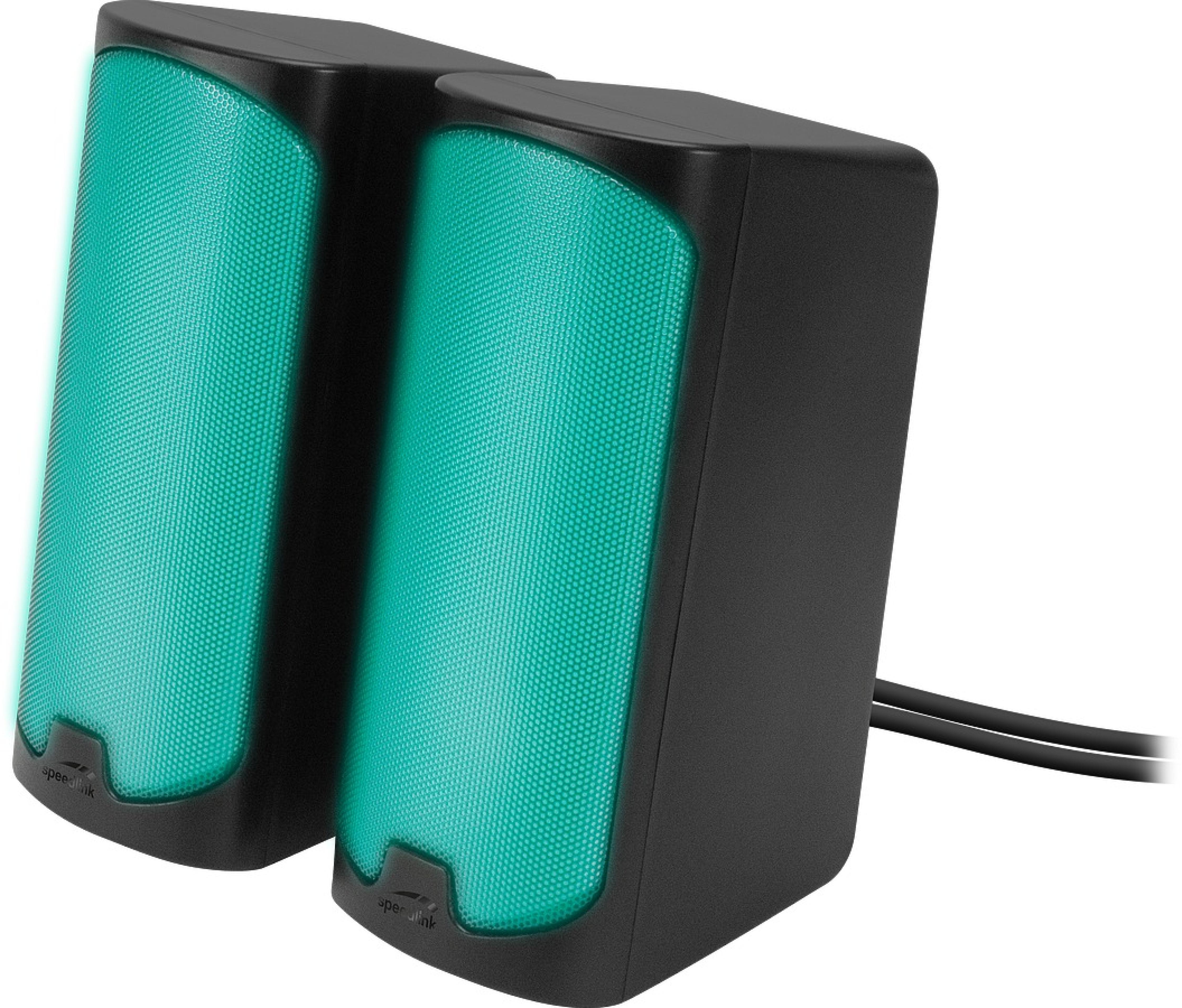 TONOS RGB Gaming Stereo Lautsprecher, schwarz