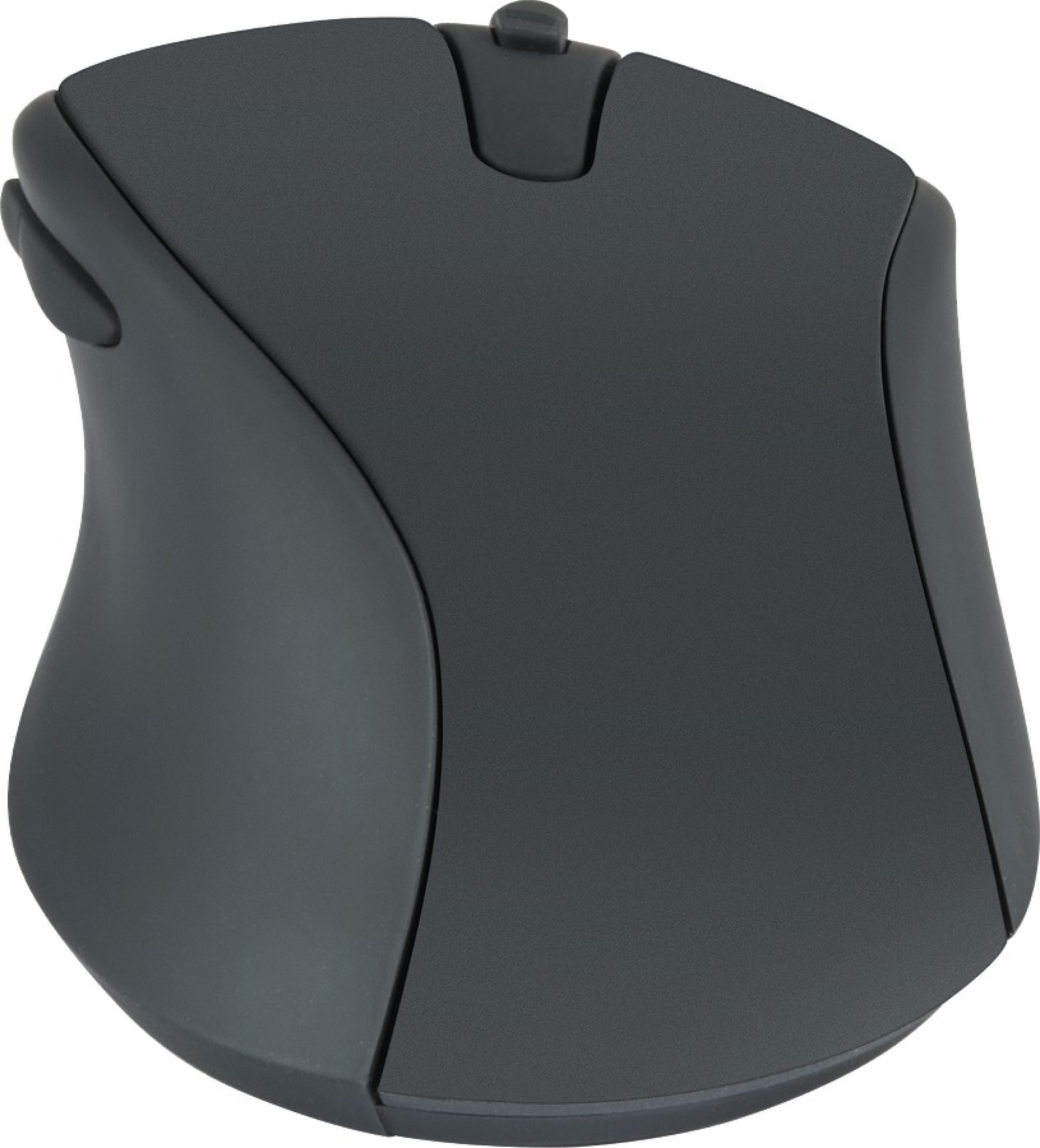 AXON Geräuscharme & Antibakterielle Wiederaufladbare Maus - Kabellos, USB-A/-C, rubber-schwarz