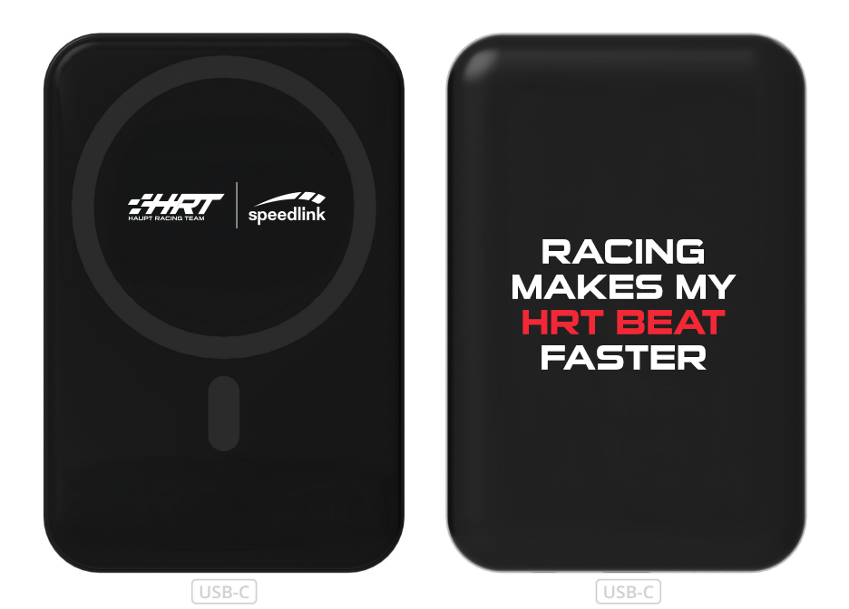 PECOS HRT Power Bank 5000mAh für MagSafe, schwarz