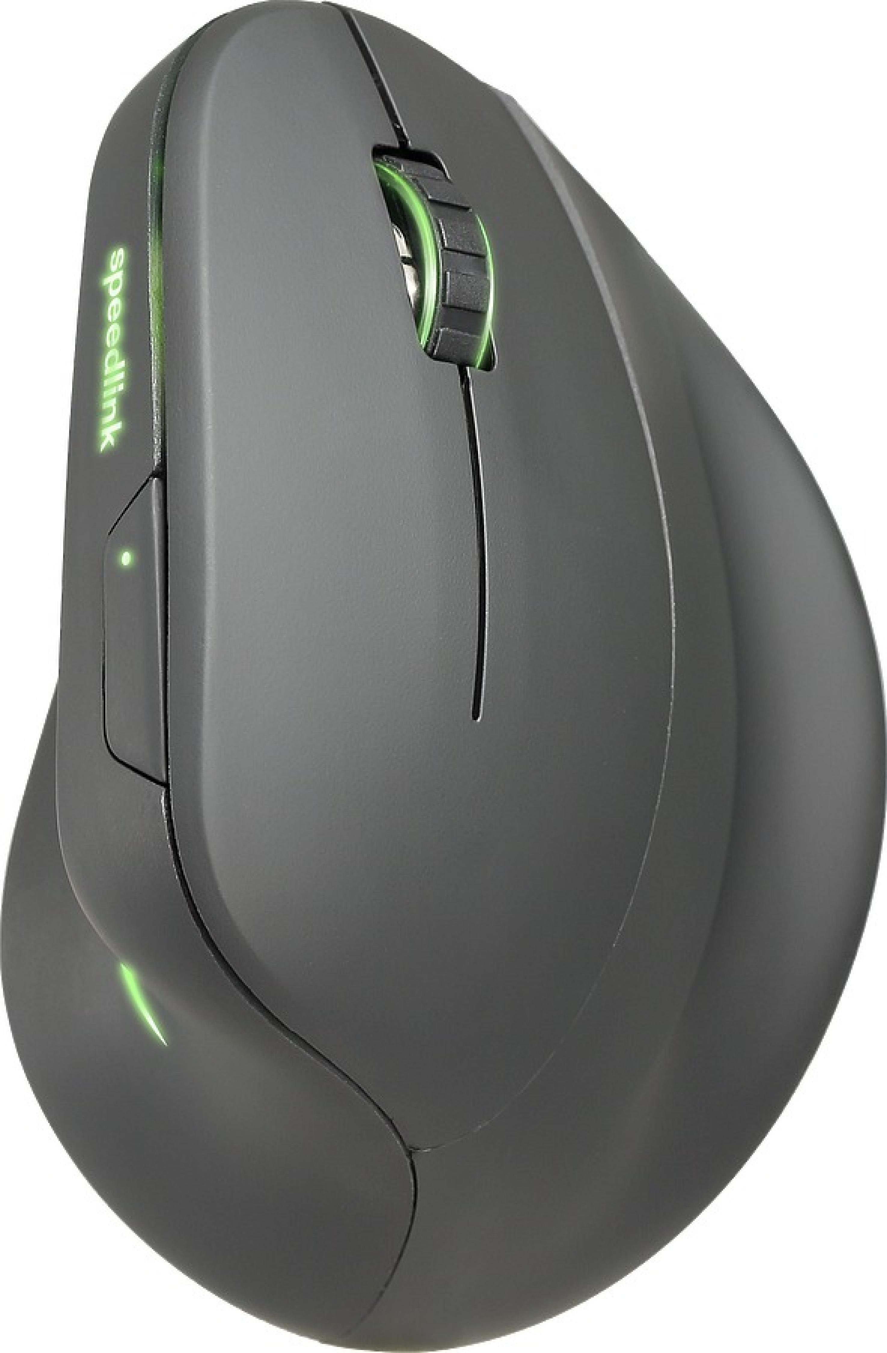 PIAVO PRO wiederaufladbare vertikale ergonomische RGB-Maus – kabellos, gummiert-schwarz