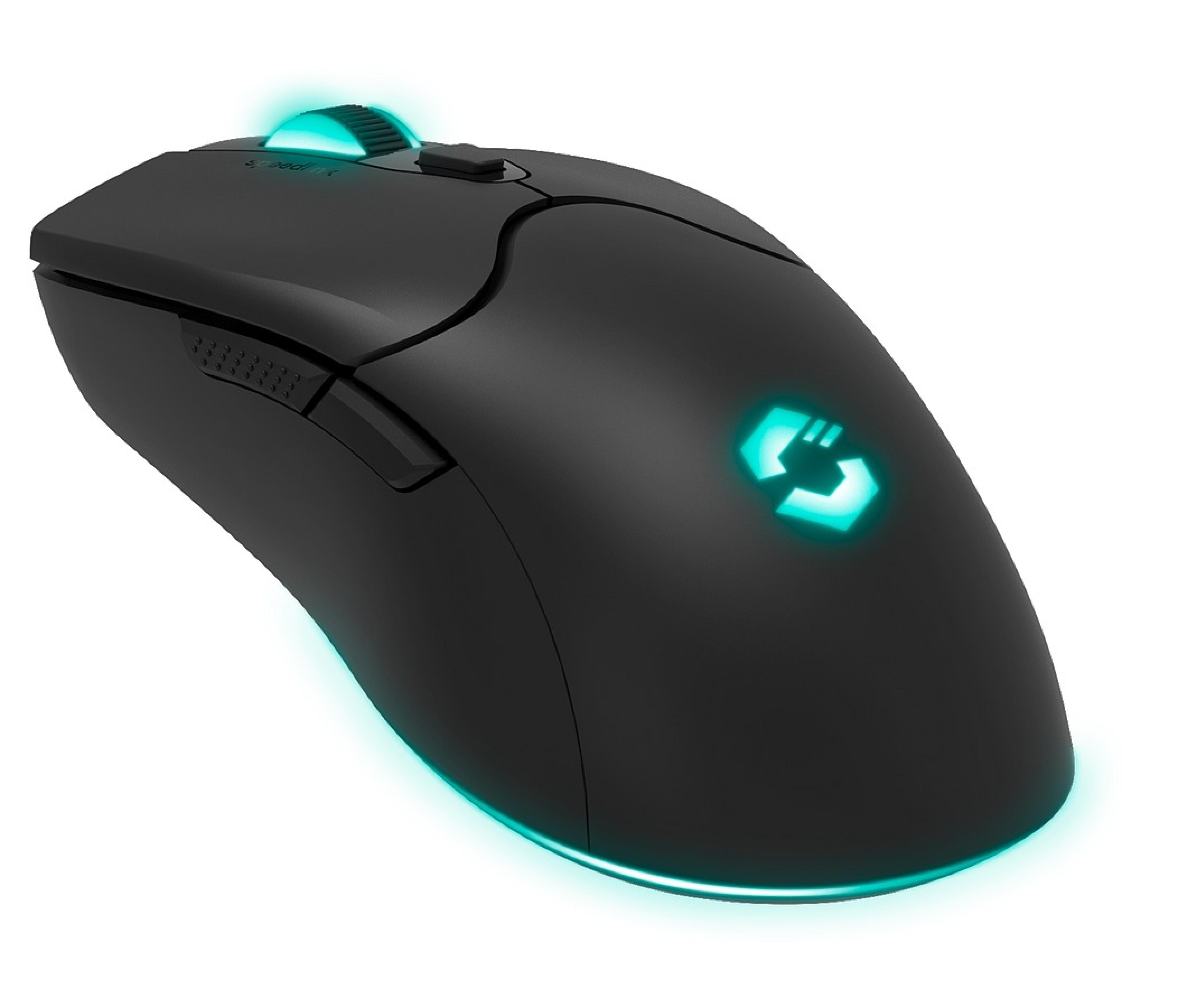 VELOX Wiederaufladbare RGB Gaming Maus - kabellos, weiß