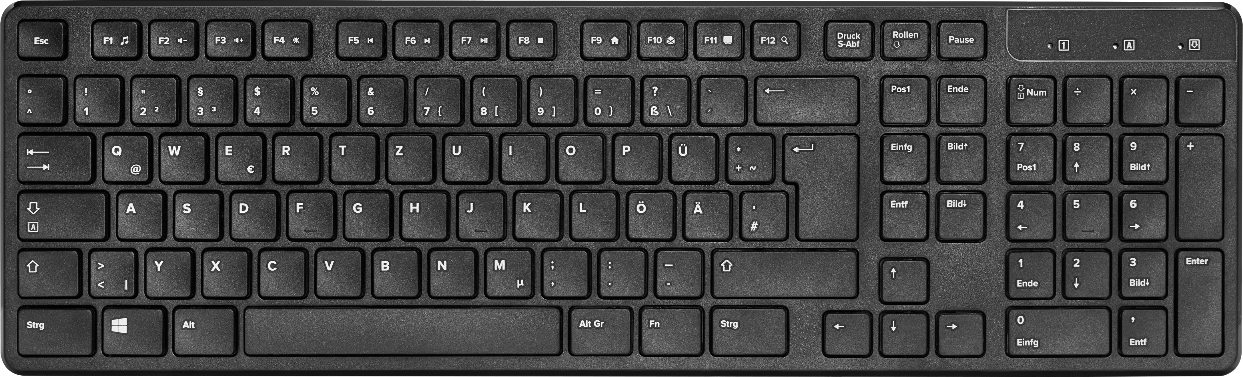 SIGNIUM Deskset - kabellos, schwarz - DE-Layout